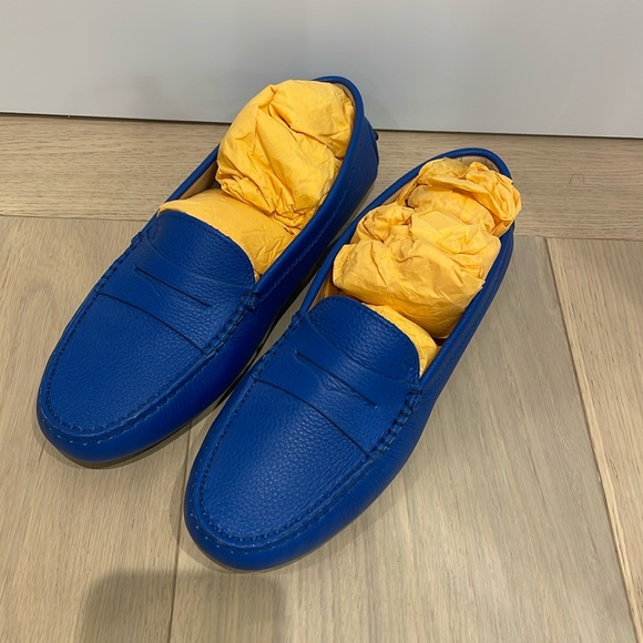 Tods Electric Blue Loafers 37 - Picture 1 of 4